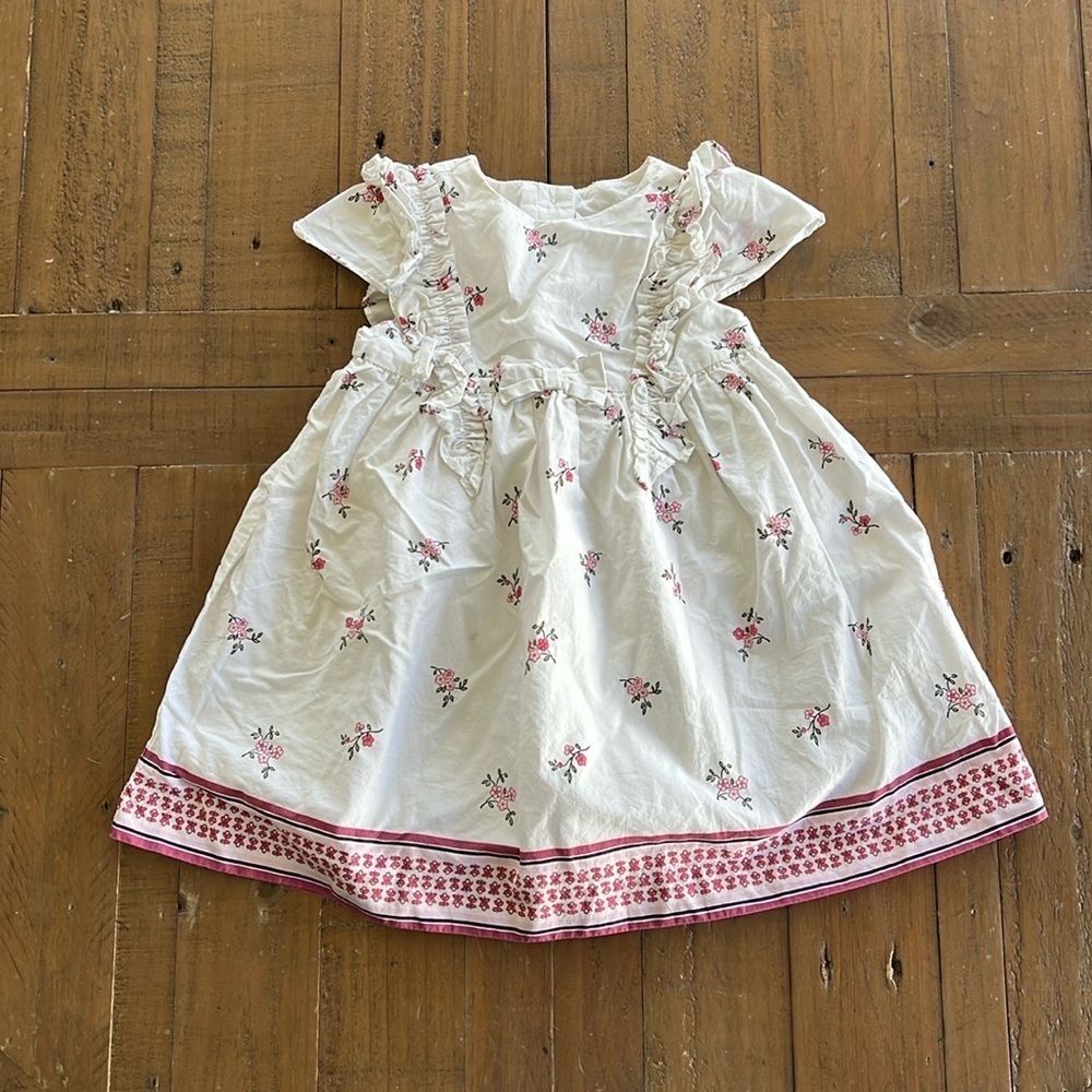 Janie and jack pink ruffle dress